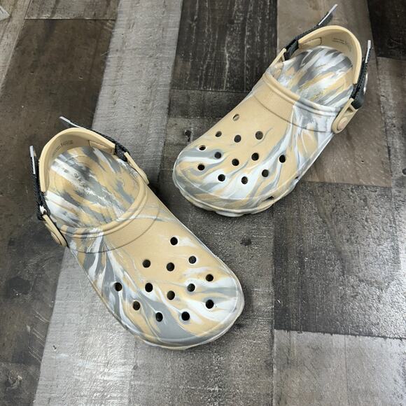 Crocs Classic All Terrain Marbled Clogs Unisex Streetwear size M7-W9 - Picture 1 of 16